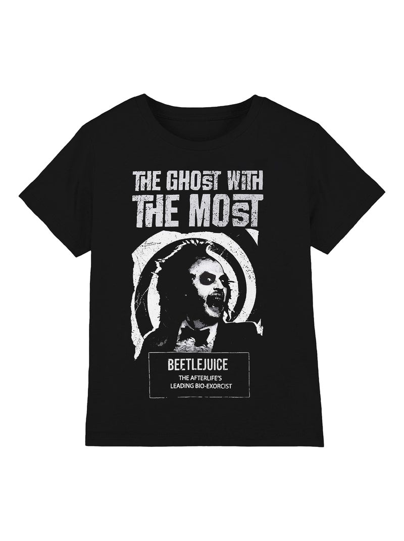 Beetlejuice - T-shirt WANTED Noir - Kiabi