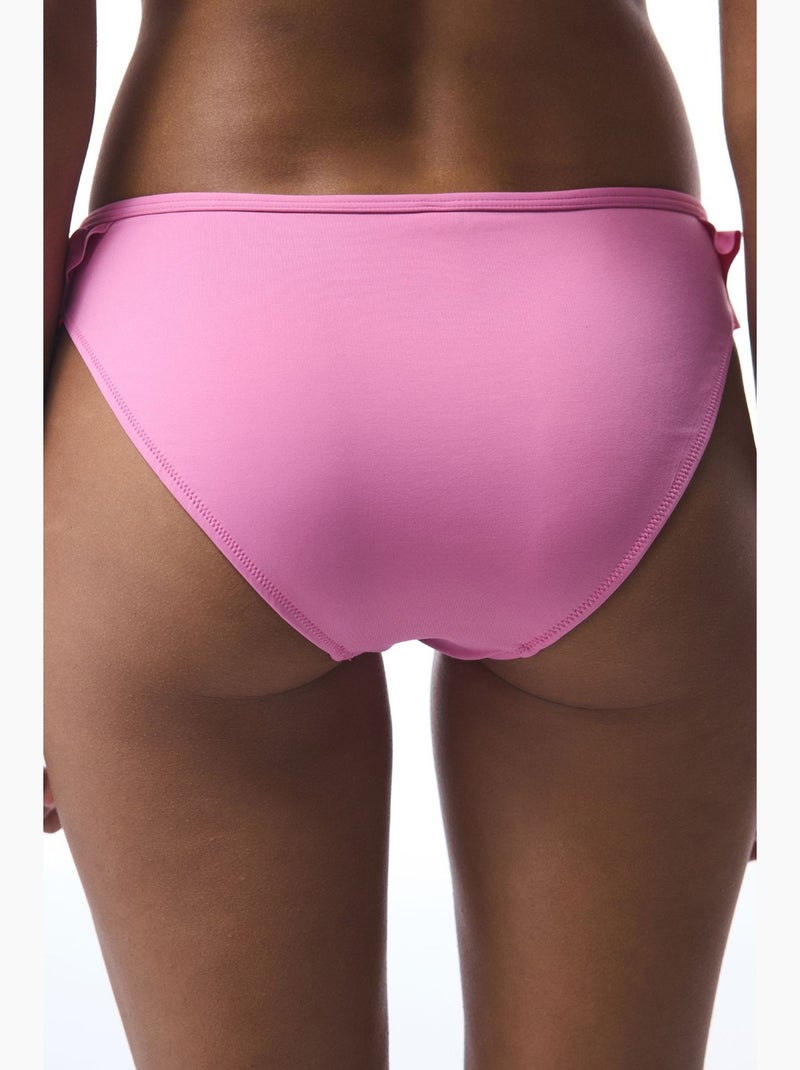 Begonia bas de bikini à volants penti Rose fluo/Solinotes - Kiabi