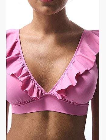 Begonia haut de bikini à volants penti