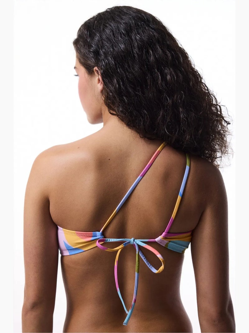 Beja haut de bikini à col halter penti Rose fluo - Kiabi