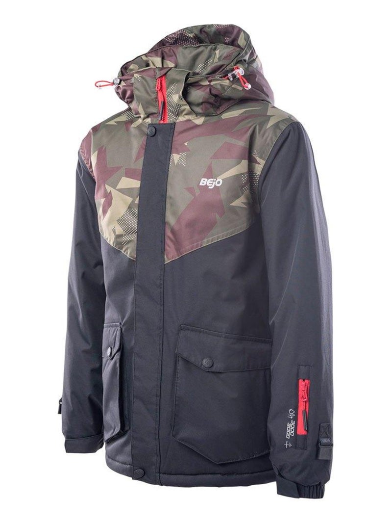 Bejo - Blouson de ski YUKI Noir Kaki - Kiabi