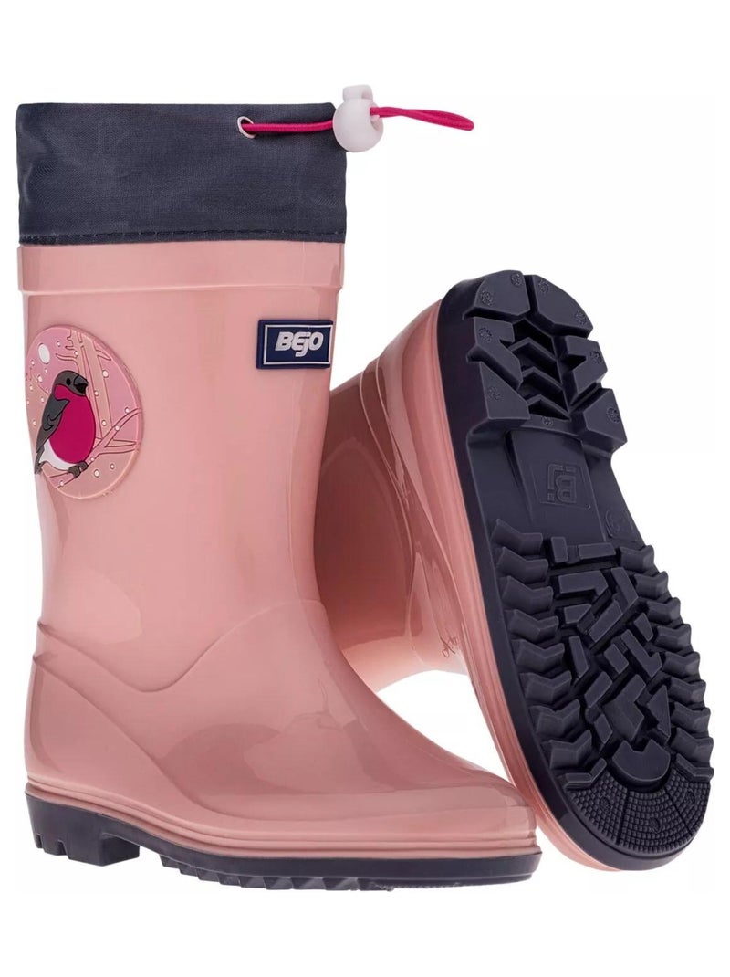 Bejo - Bottes de pluie motif/style Oiseau KAI Rose - Kiabi