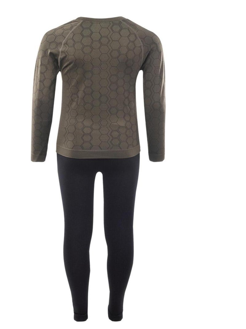 Bejo - Ensemble Sous-vêtements thermiques GRAR Noir Gris Noir - Kiabi