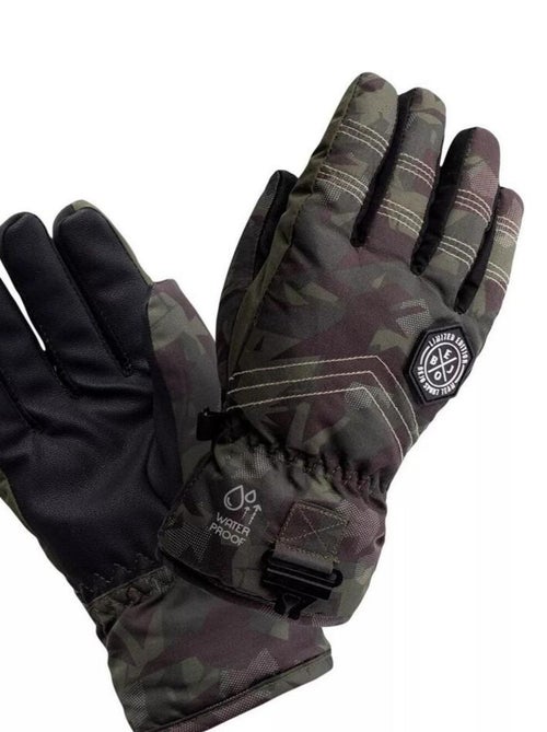 Bejo - Gants de ski motif/style camouflage YUKI - Kiabi