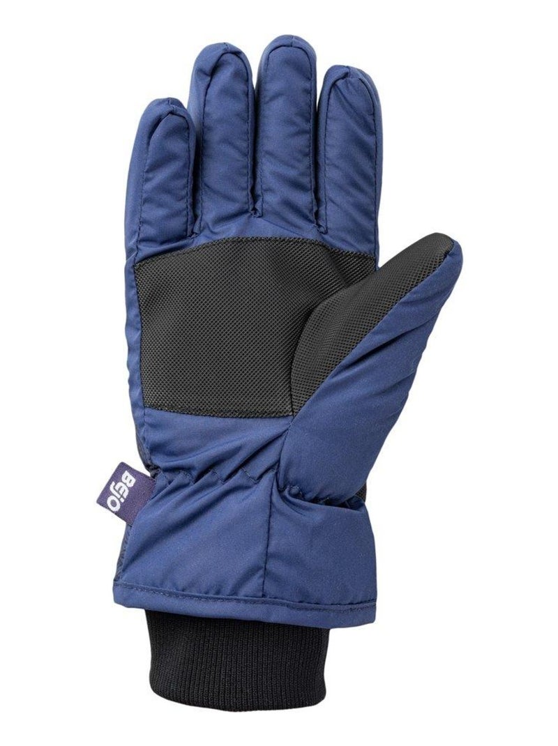 Bejo - Gants de ski motif/style Feuilles VIPO Bleu nuit - Kiabi