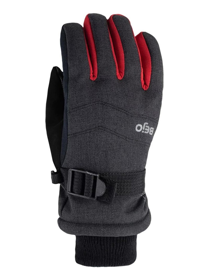 Bejo - Gants de ski OSIAN Gris Noir - Kiabi