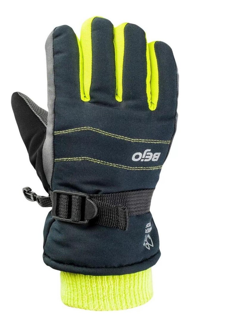 Bejo - Gants de ski OSIAN Noir Vert - Kiabi