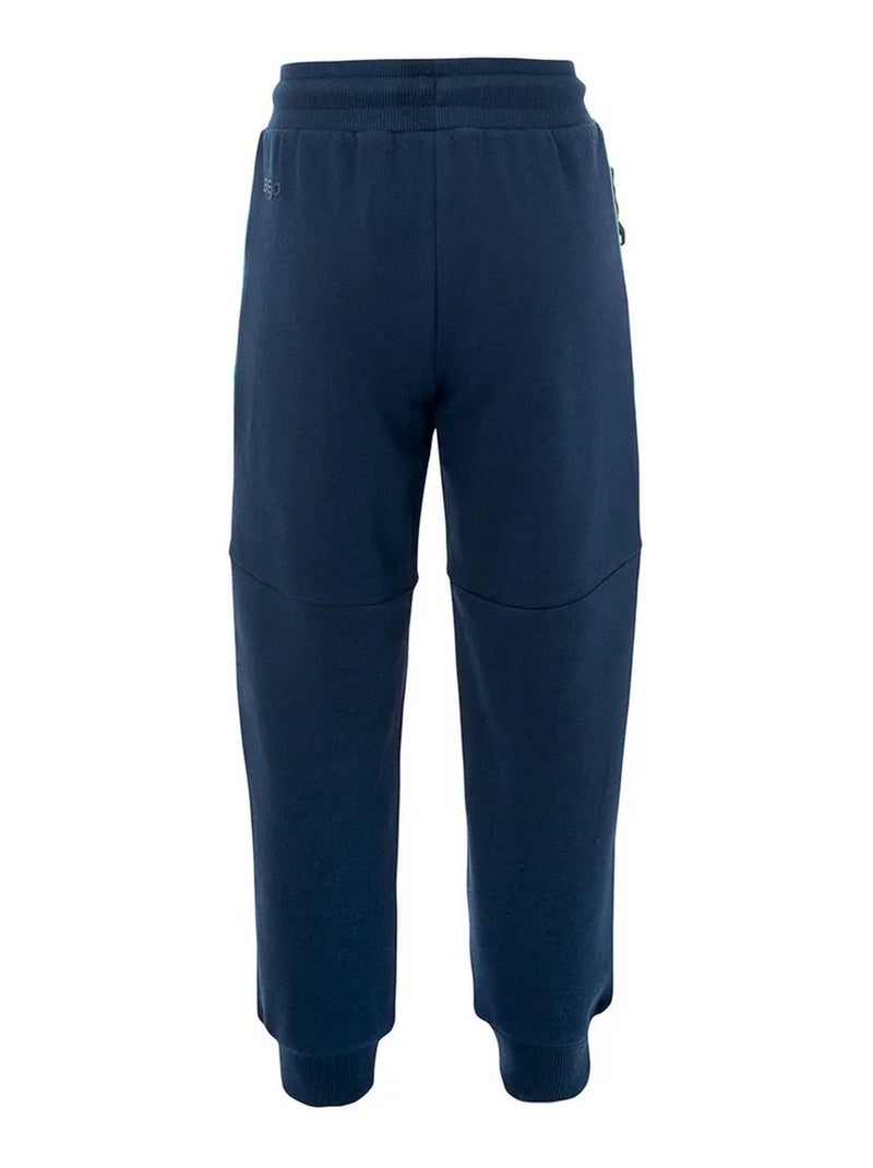 Bejo - Pantalon de jogging TIOGER Bleu marine/Orange fluo - Kiabi