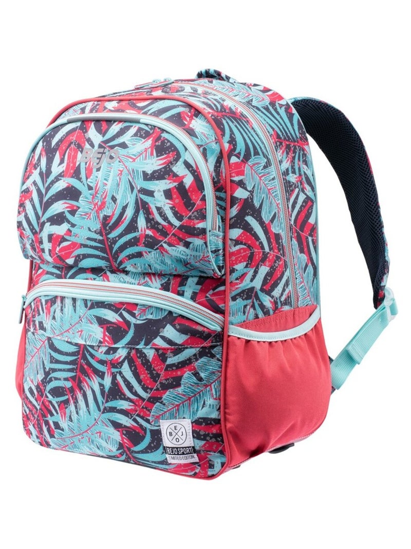 Bejo - Sac à dos motif/style Feuilles KAPSEL Bleu ardoise - Kiabi