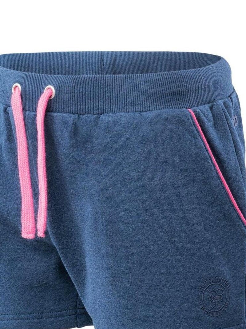 Bejo - Short motif/style logo MIRA Bleu pétrole - Kiabi