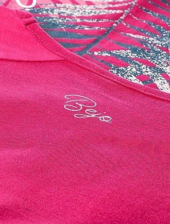 Bejo - T-shirt manches longues motif/style Feuilles RUTH