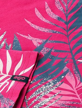 Bejo - T-shirt manches longues motif/style Feuilles RUTH