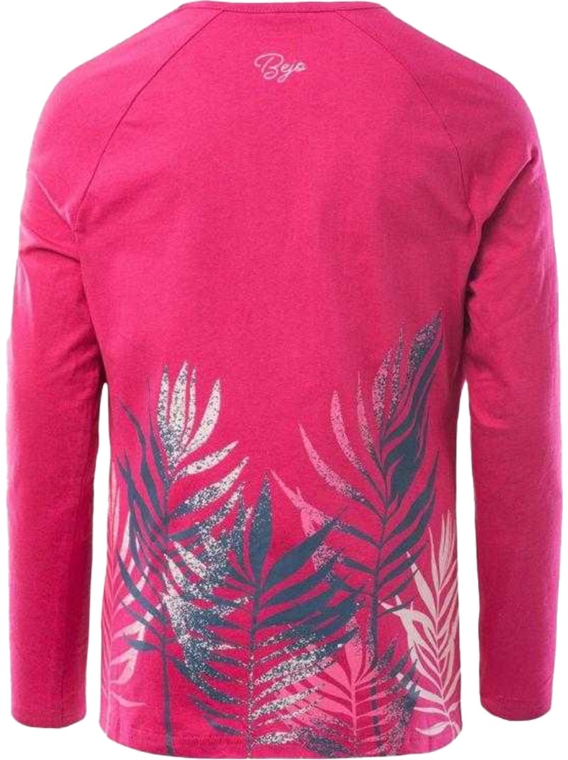 Bejo - T-shirt manches longues motif/style feuilles RUTH Rose - Kiabi