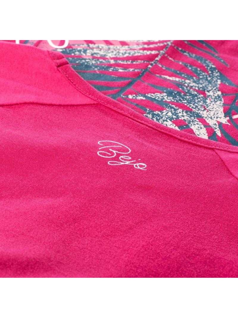 Bejo - T-shirt manches longues motif/style feuilles RUTH Rose - Kiabi