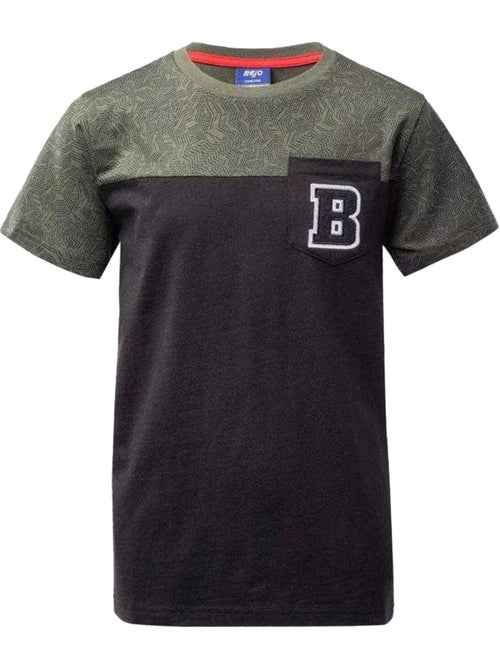 Bejo - T-shirt motif/style bicolore - Kiabi