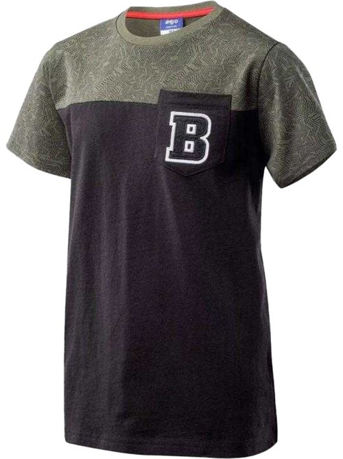 Bejo - T-shirt motif/style bicolore - Kiabi