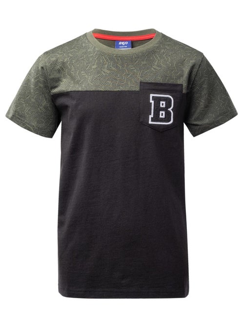 Bejo - T-shirt motif/style Deux Tons - Kiabi