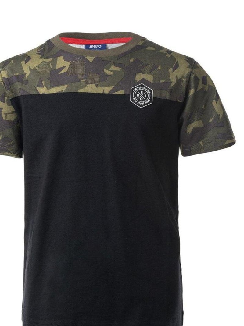 Bejo - T-shirt Noir Kaki - Kiabi