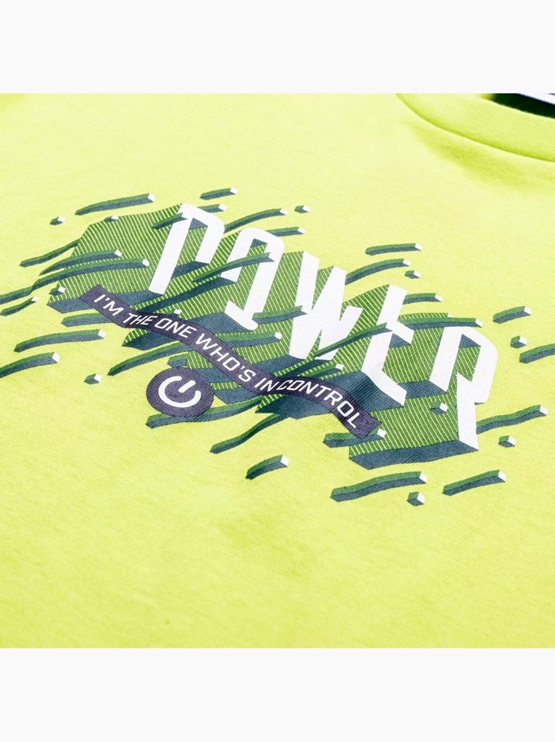 Bejo - T-shirt POWER Vert tilleul - Kiabi
