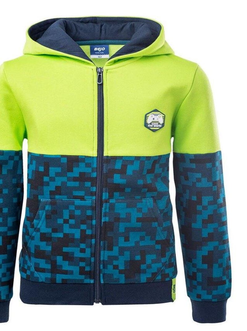 Bejo - Veste à capuche RALPHY Vert - Kiabi