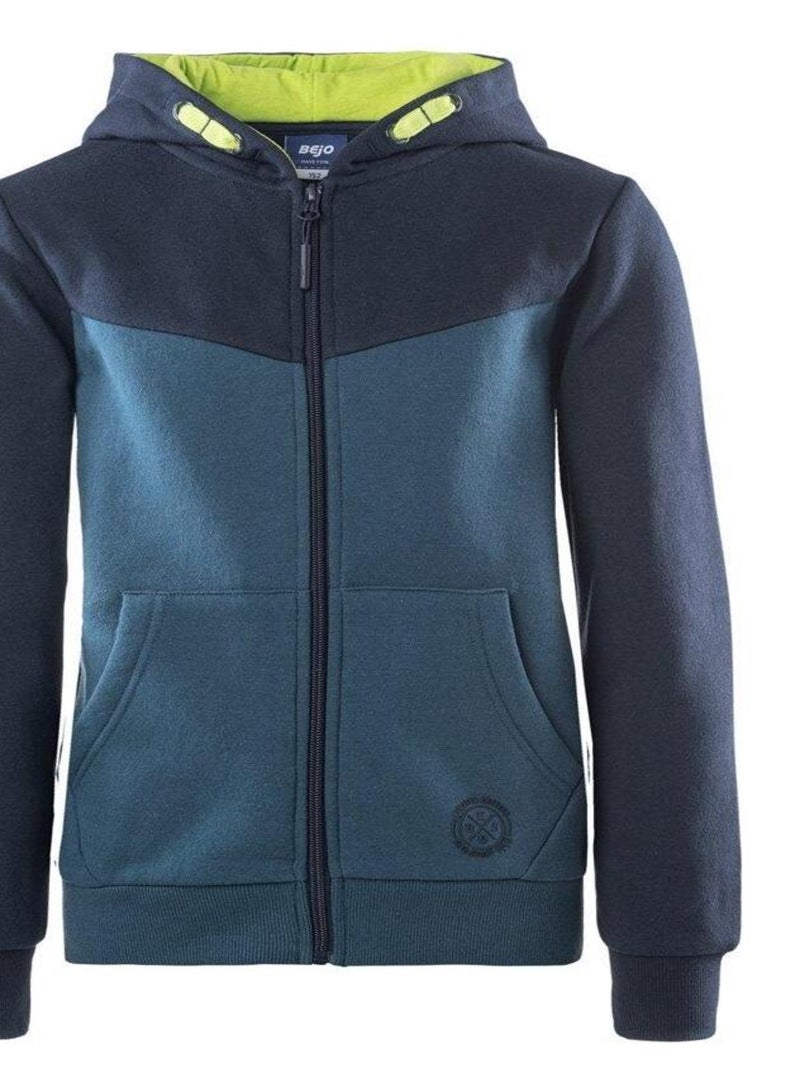 Bejo - Veste à capuche TAKEO Bleu céladon - Kiabi