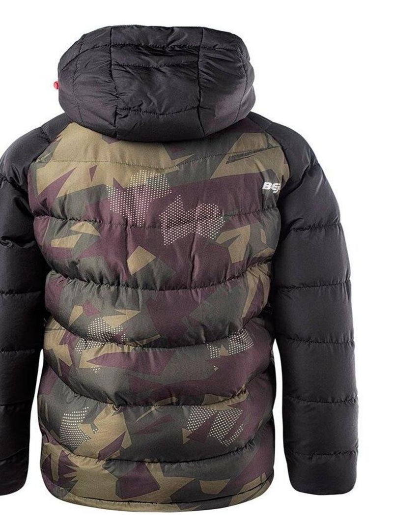 Bejo - Veste matelassée motif/style camouflage BALDEY Noir Kaki - Kiabi