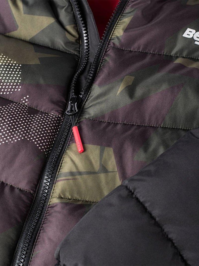 Bejo - Veste matelassée motif/style camouflage BALDEY Noir Kaki - Kiabi