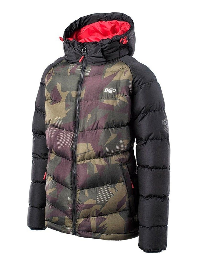 Bejo - Veste matelassée motif/style camouflage BALDEY Noir Kaki - Kiabi