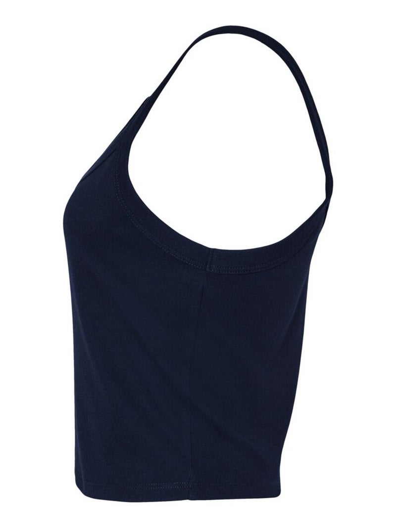 Bella + Canvas - Débardeur bretelles fines Bleu anthracite - Kiabi