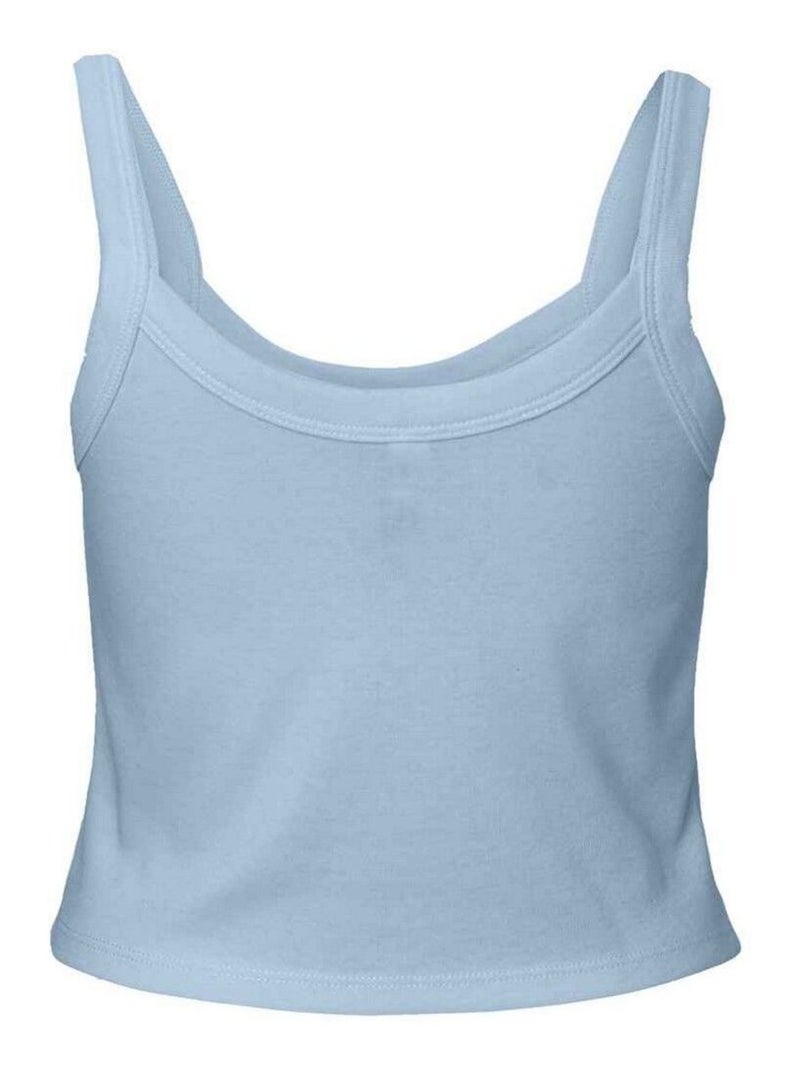 Bella + Canvas - Débardeur bretelles fines Bleu clair - Kiabi