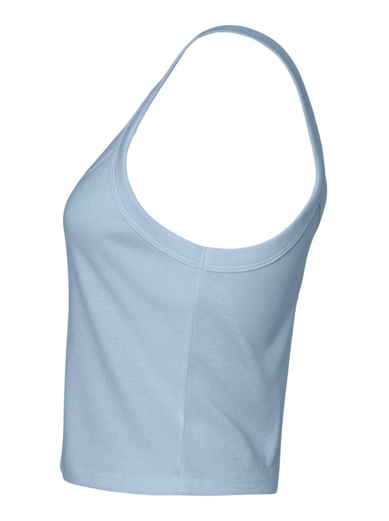 Bella + Canvas - Débardeur bretelles fines Bleu Ecru Gris - Kiabi