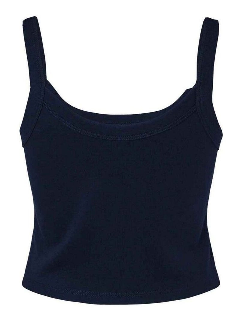 Bella + Canvas - Débardeur bretelles fines Bleu marine - Kiabi