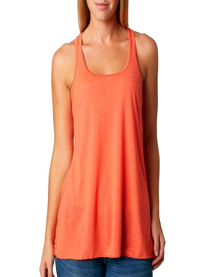 Bella + Canvas - Débardeur FLOWY Orange corail - Kiabi