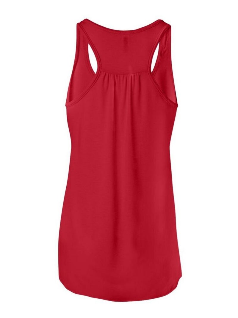 Bella + Canvas - Débardeur FLOWY Rouge - Kiabi