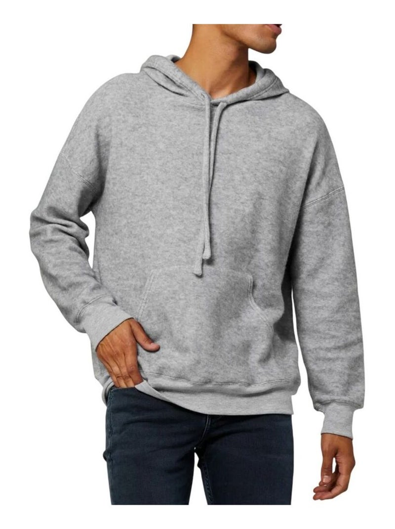 Bella + Canvas - Sweat à capuche Gris clair - Kiabi