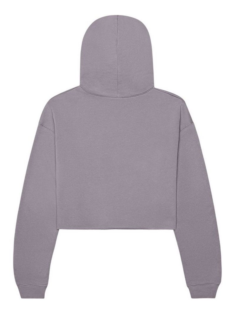Bella + Canvas - Sweat court à capuche Gris souris - Kiabi