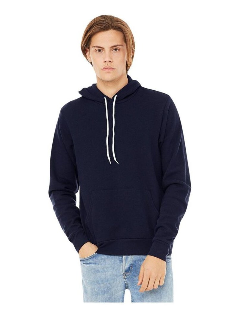 Bella + Canvas - Sweatshirt polaire à capuche Bleu marine - Kiabi