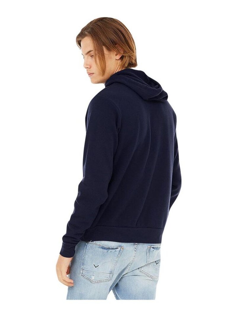 Bella + Canvas - Sweatshirt polaire à capuche Bleu marine - Kiabi
