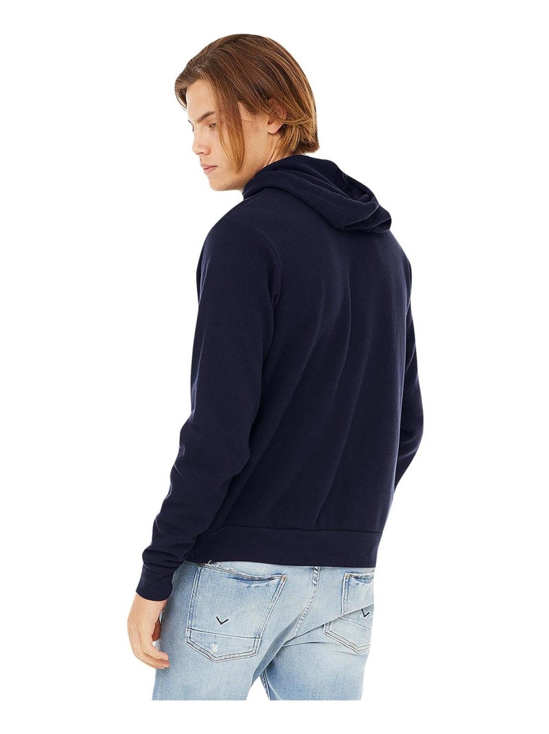 Bella + Canvas - Sweatshirt polaire à capuche Bleu marine - Kiabi