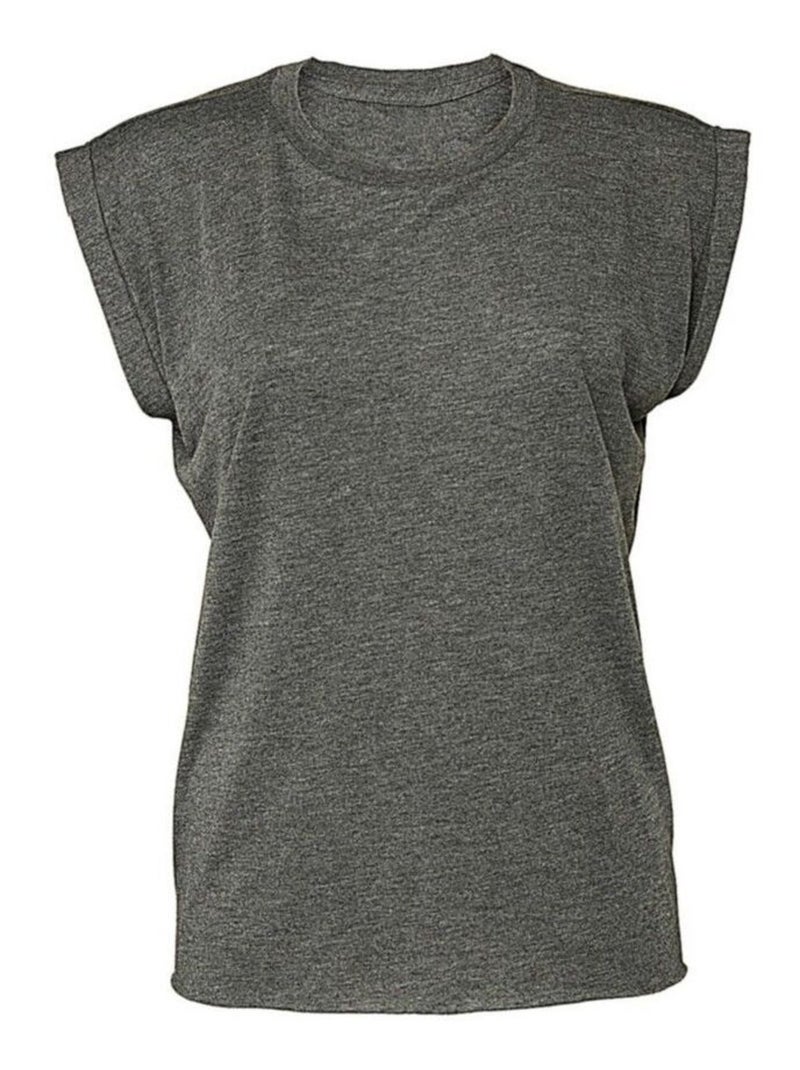 Bella + Canvas - T-shirt FLOWY MUSCLE Gris foncé - Kiabi