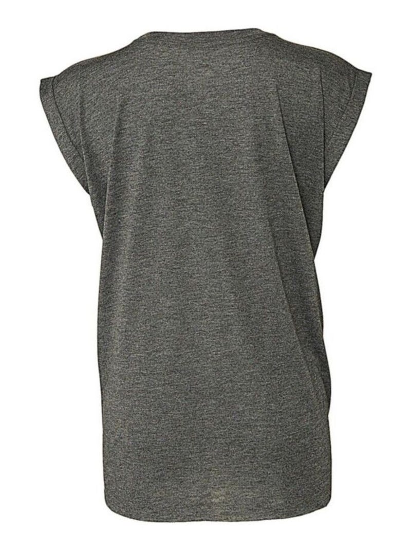 Bella + Canvas - T-shirt FLOWY MUSCLE Gris foncé - Kiabi