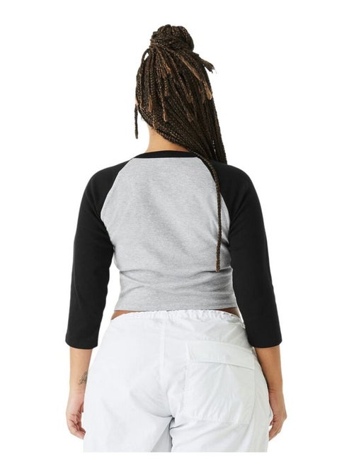 Bella + Canvas - T-shirt manches ¾ - Kiabi