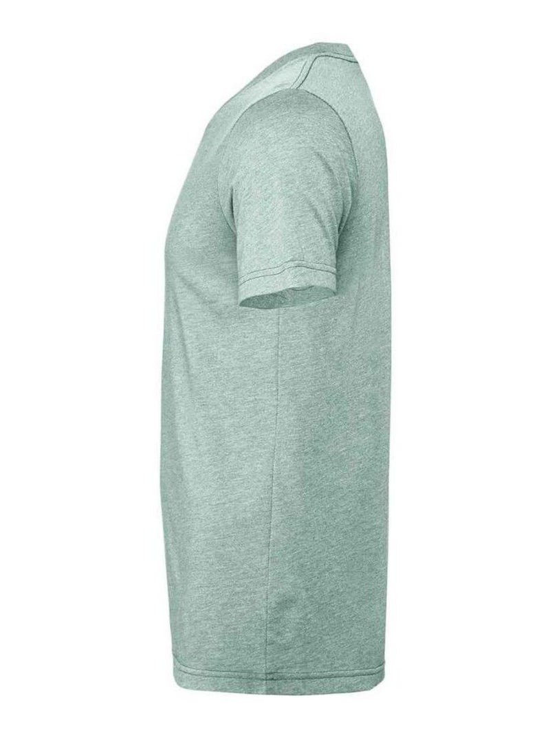 Bella + Canvas - T-shirt manches courtes CVC Bleu canard - Kiabi