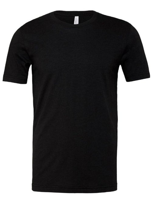 Bella + Canvas - T-shirt manches courtes motif/style Chiné - Kiabi