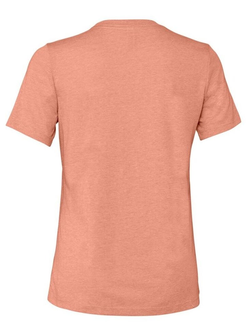 Bella + Canvas - T-shirt manches courtes Orange corail - Kiabi