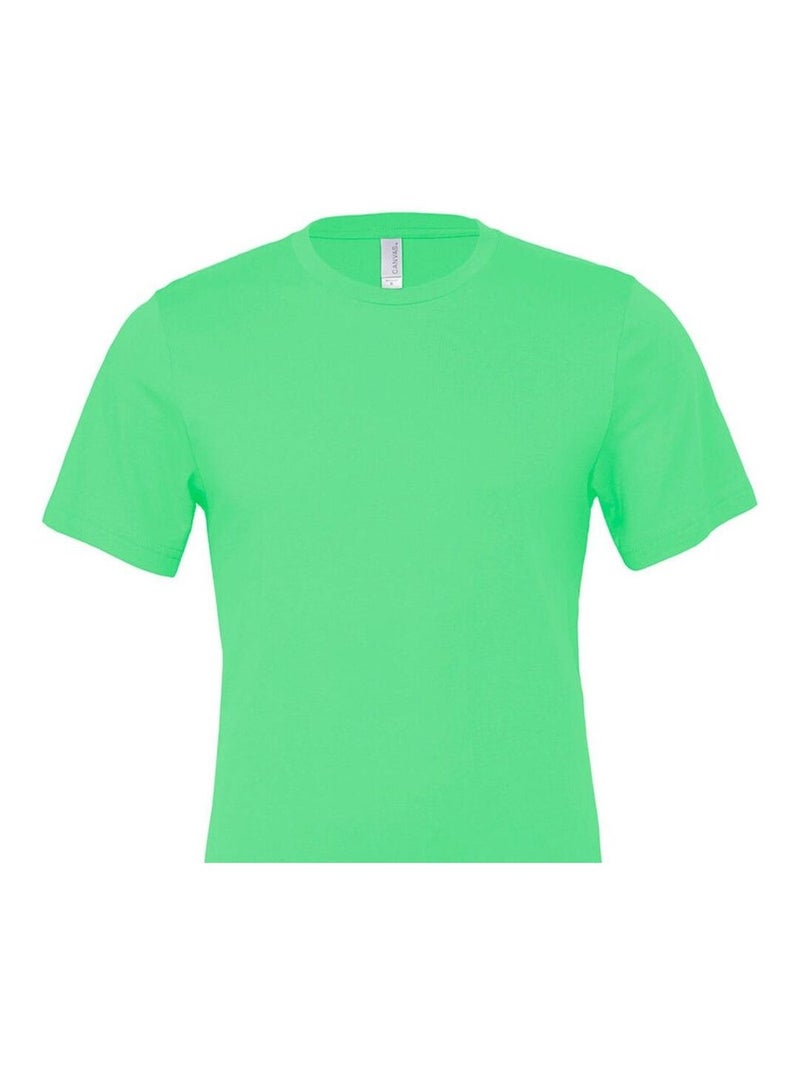 Bella + Canvas - T-shirt manches courtes Vert fluo - Kiabi