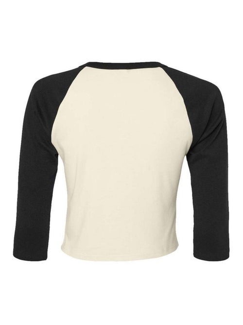 Bella + Canvas - T-shirt manches ¾ motif/style Bébé - Kiabi