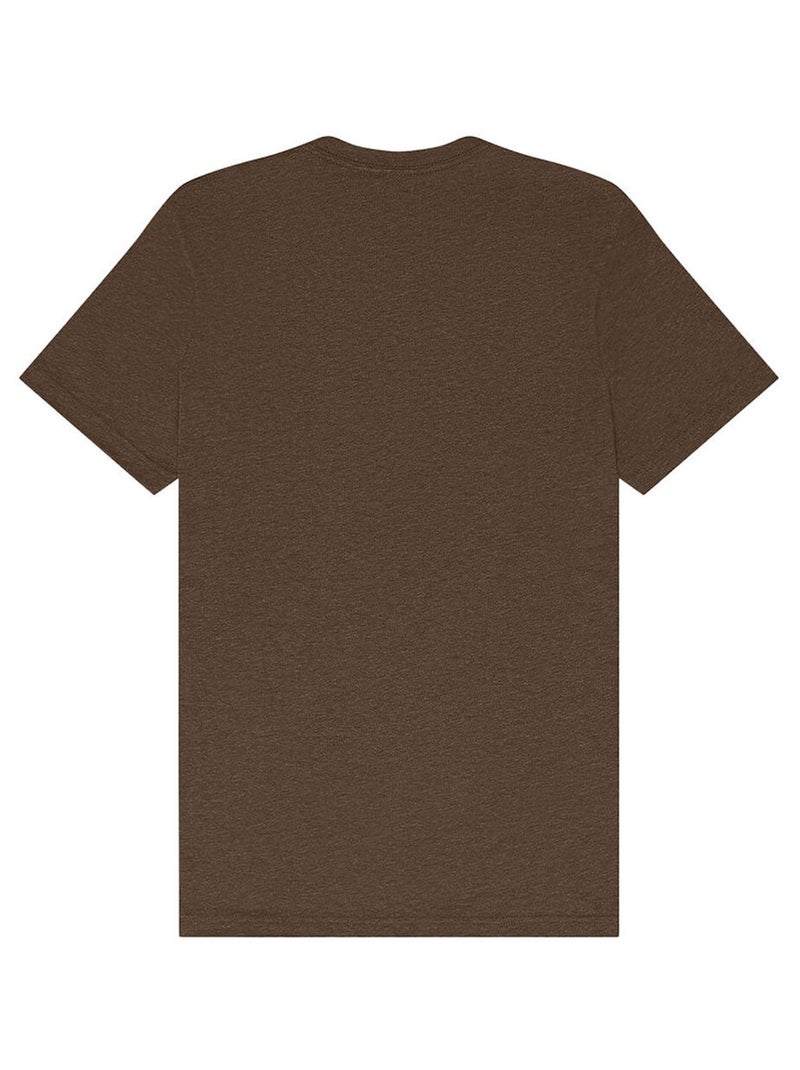 Bella + Canvas - T-shirt motif/style Chiné Marron - Kiabi