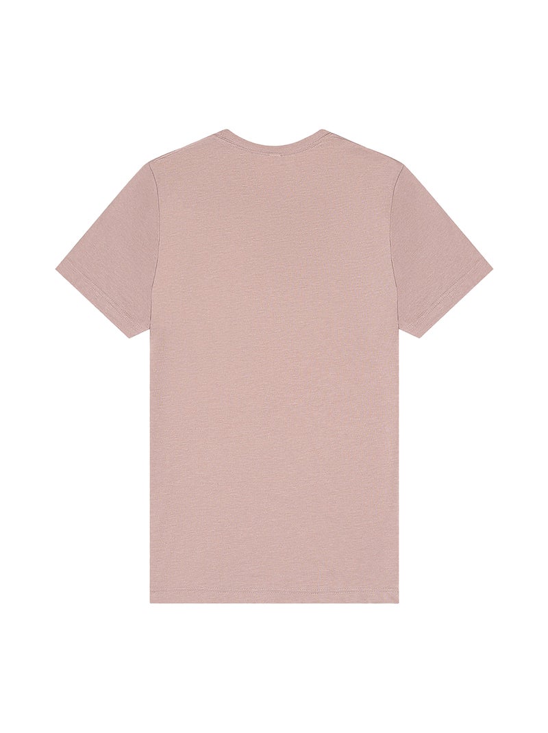 Bella + Canvas - T-shirt motif/style Chiné Mauve - Kiabi