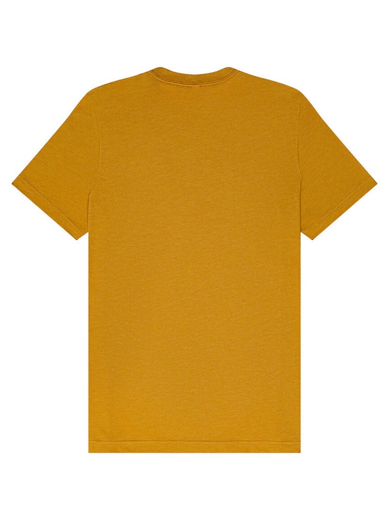 Bella + Canvas - T-shirt motif/style Chiné Moutarde - Kiabi